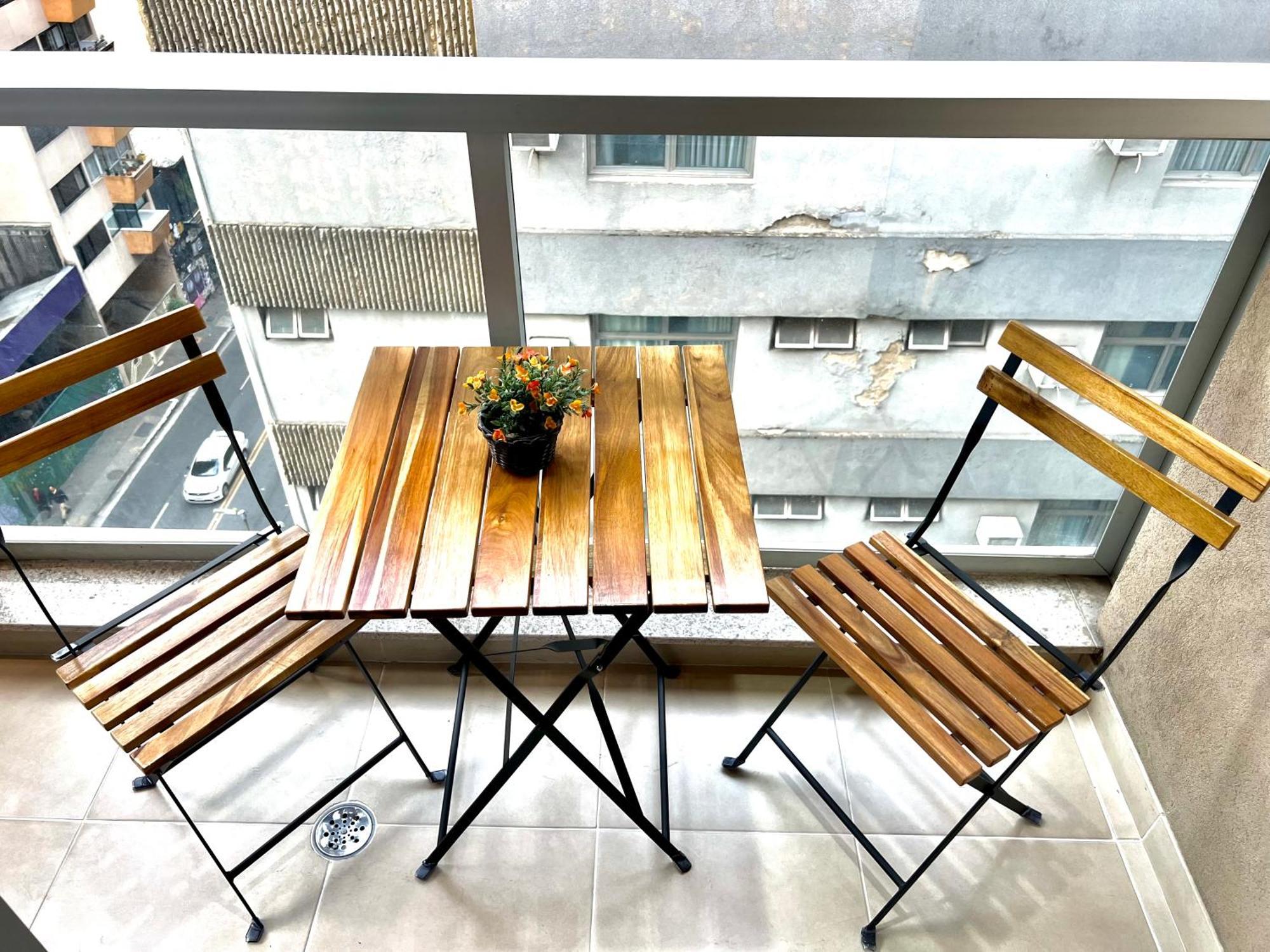 Moderno apto com piscina rua Augusta e Frei caneca São Paulo Exterior foto