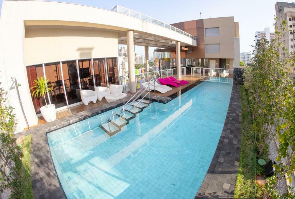Moderno apto com piscina rua Augusta e Frei caneca São Paulo Exterior foto